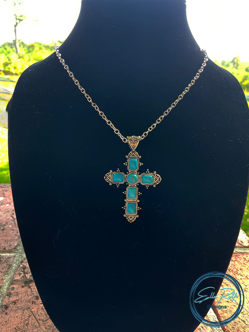 Cowboy Cross Necklace