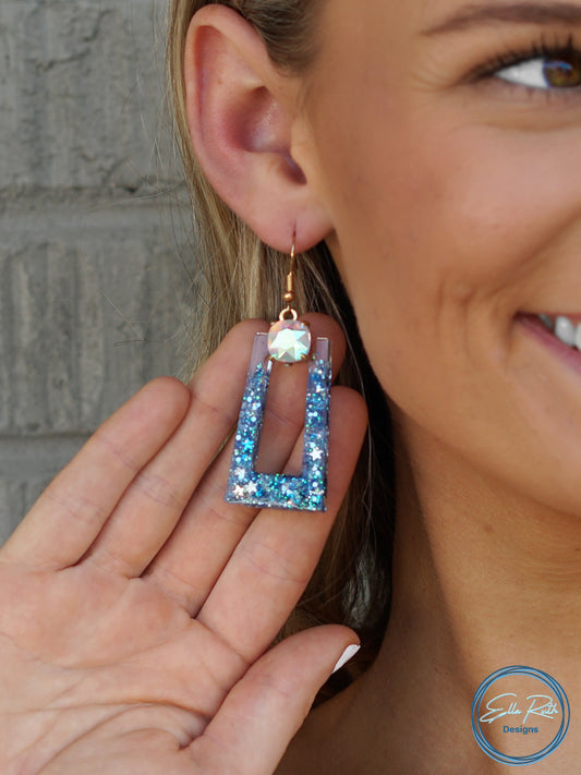 Blue Eyes Earring