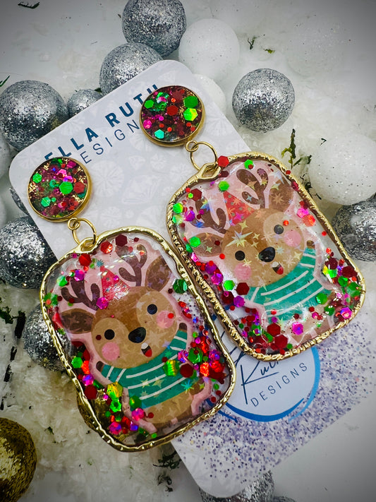 Clarice Reindeer Earring