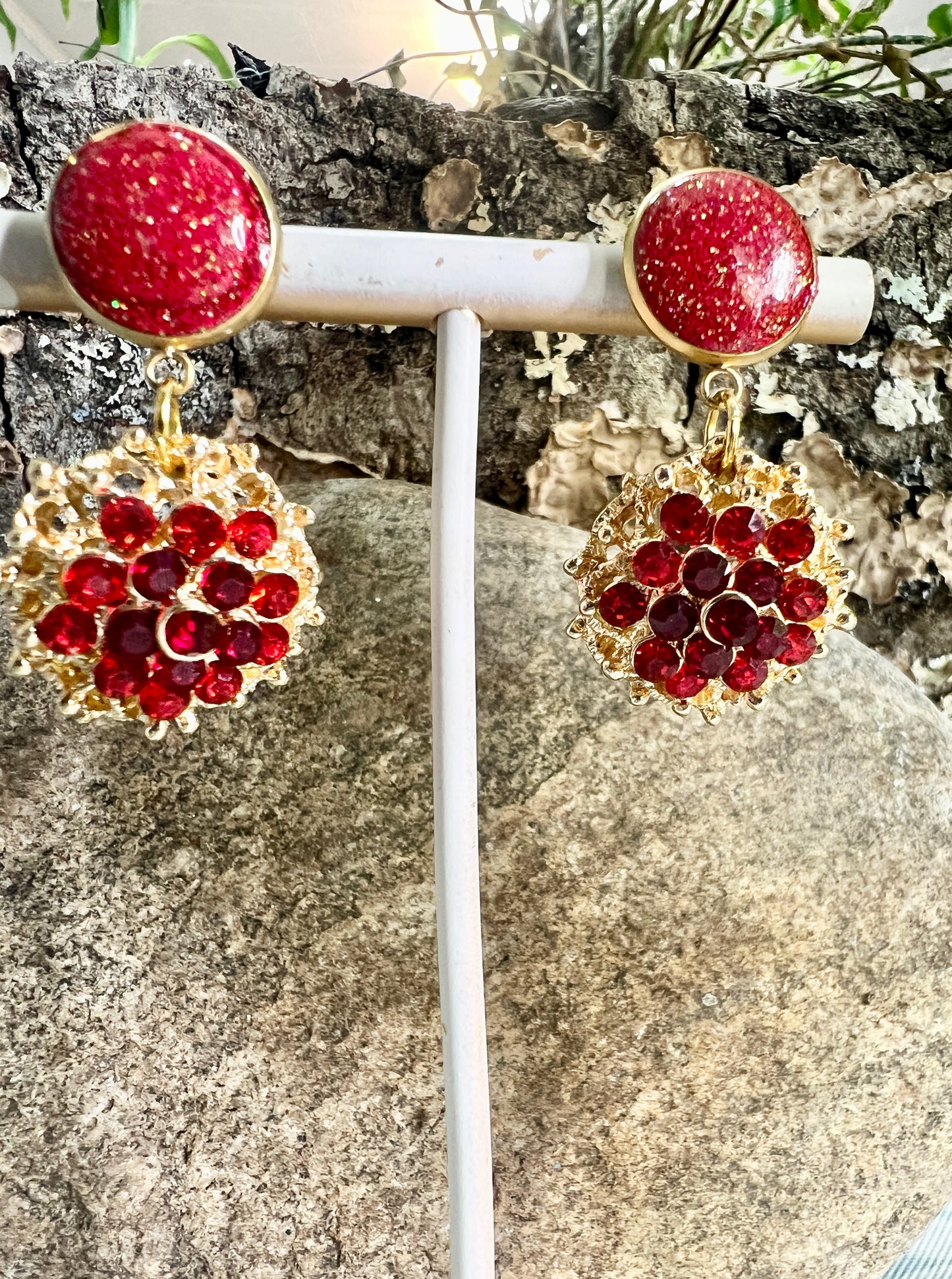 Fire and Gold Earring