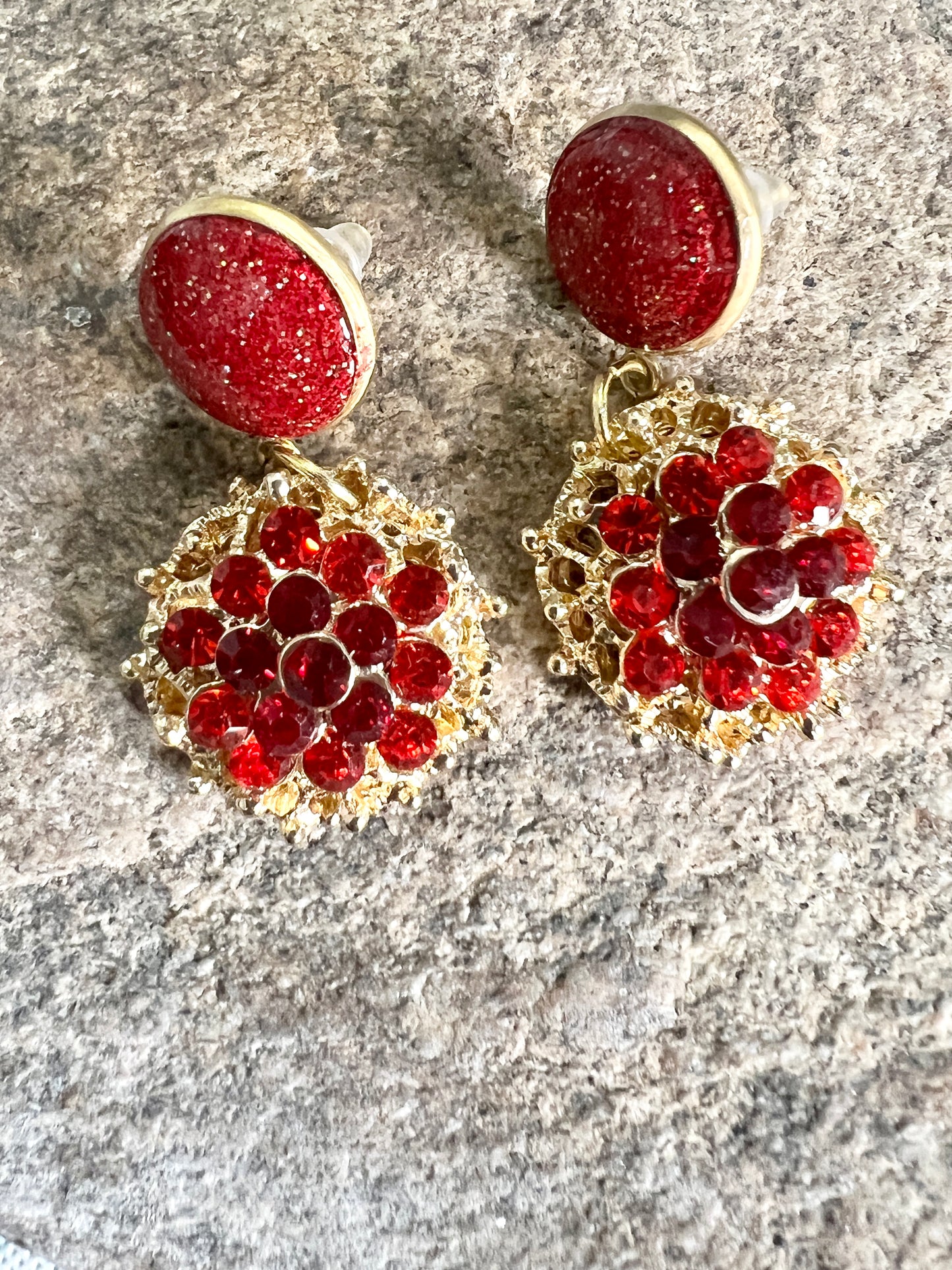 Fire and Gold Earring