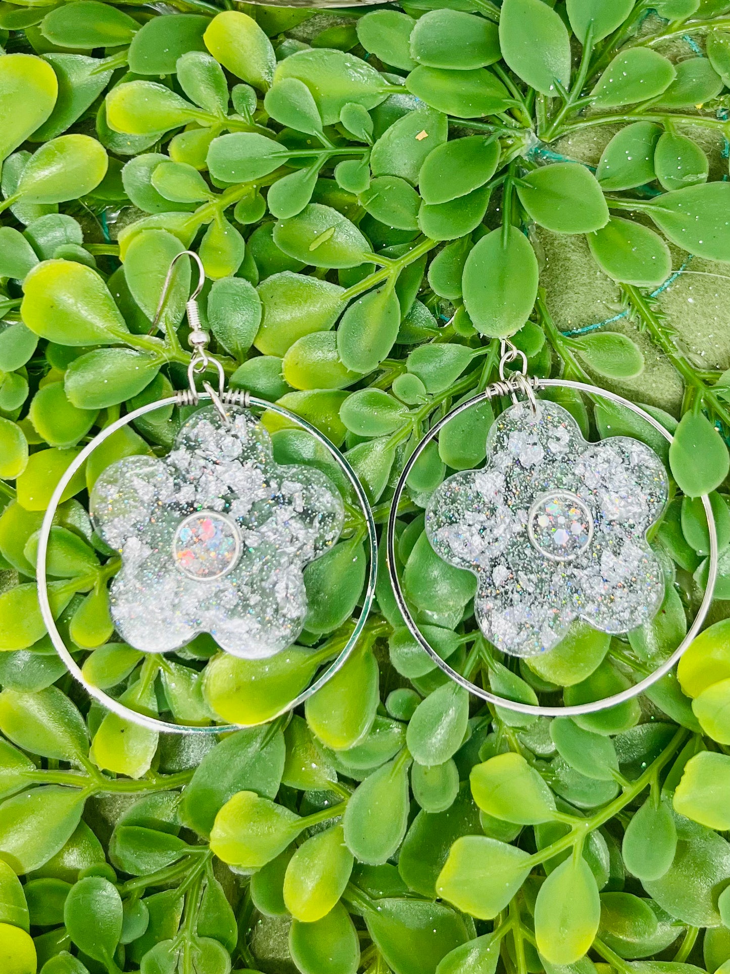 Silver Flower Earring