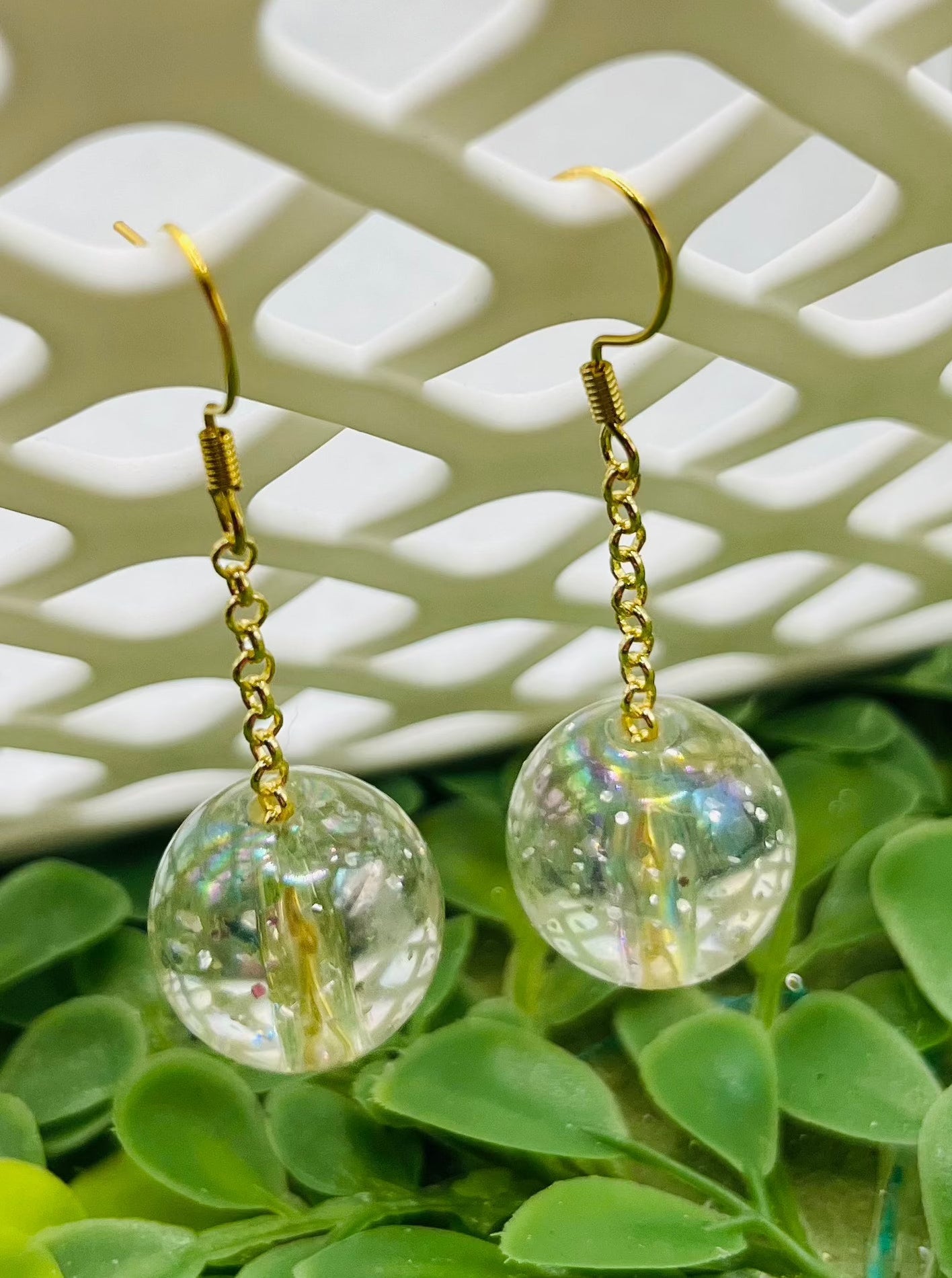 Crystal Ball Earring