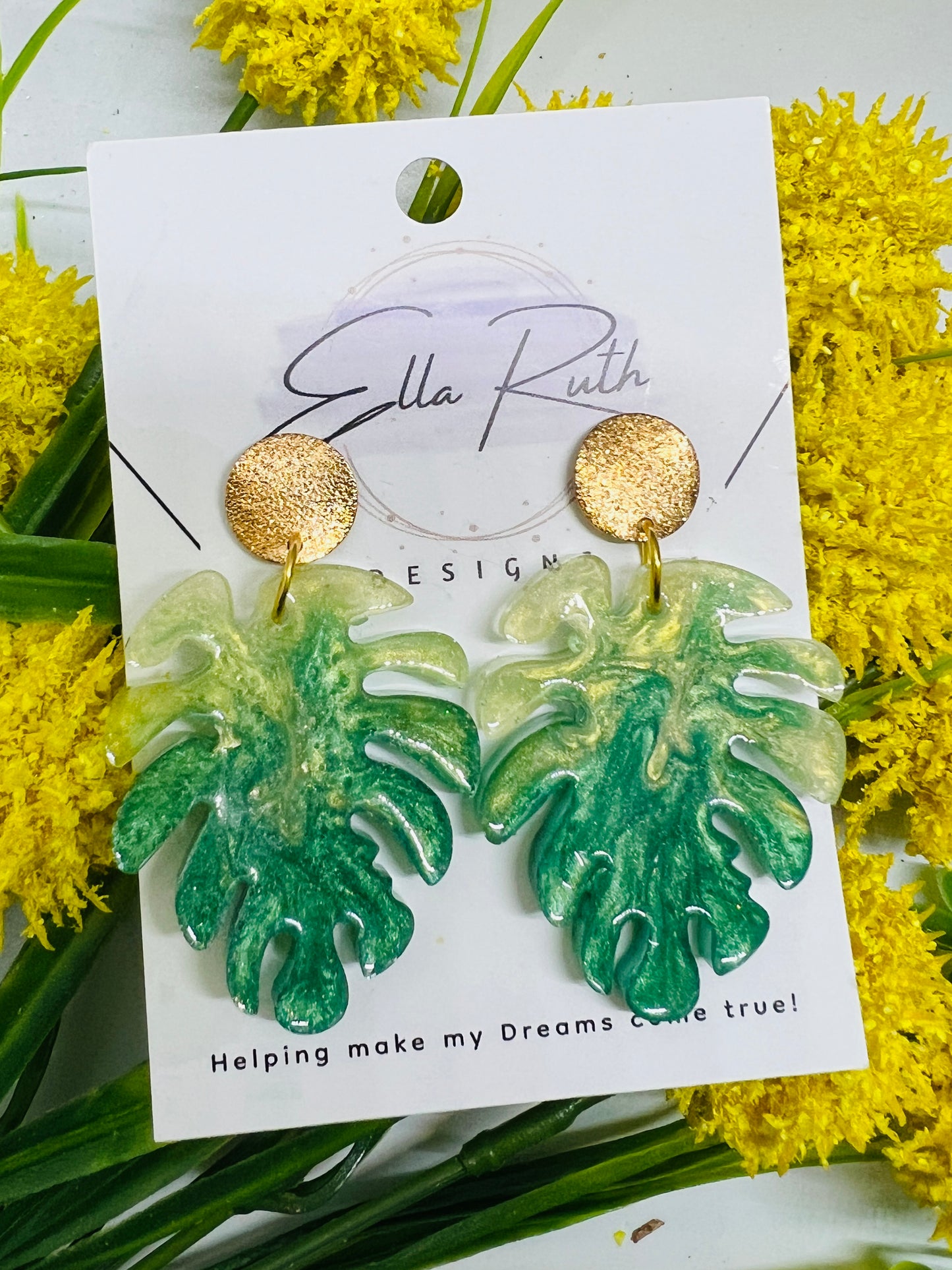 Palm Leaf Earring