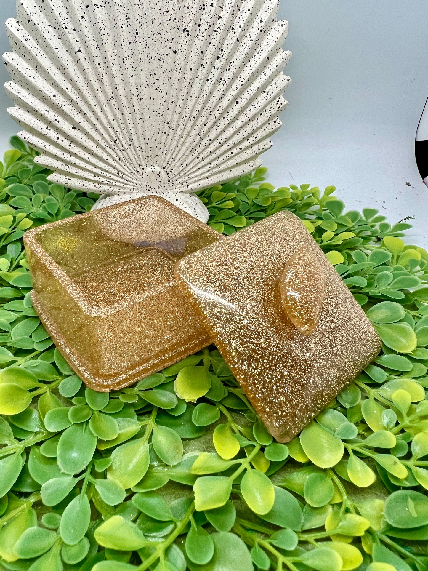 Gold Glitter Box