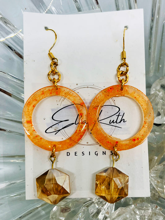 Orange Sherbet Earrings