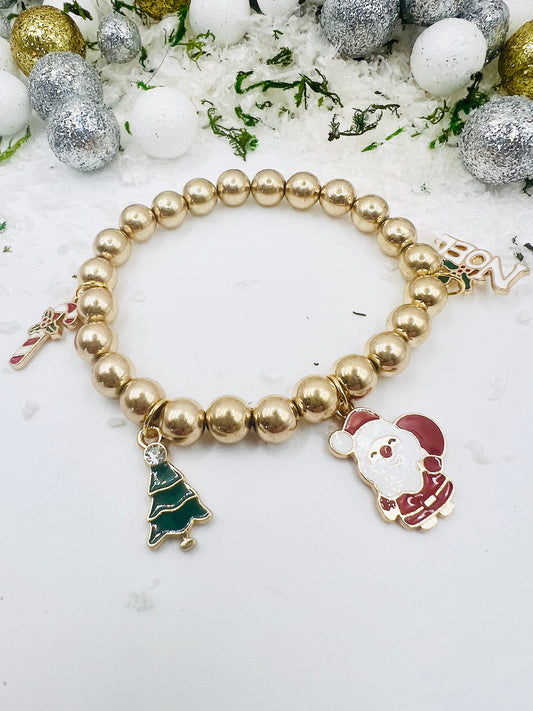 Holiday Four Charm Bracelet