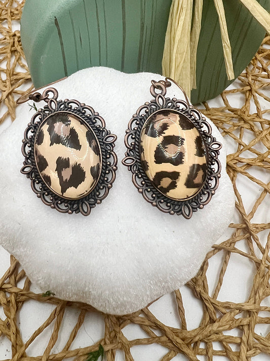 Antique Leopard Earring