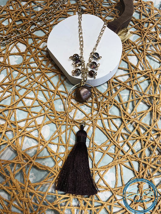 Chestnut and Acorns Necklace