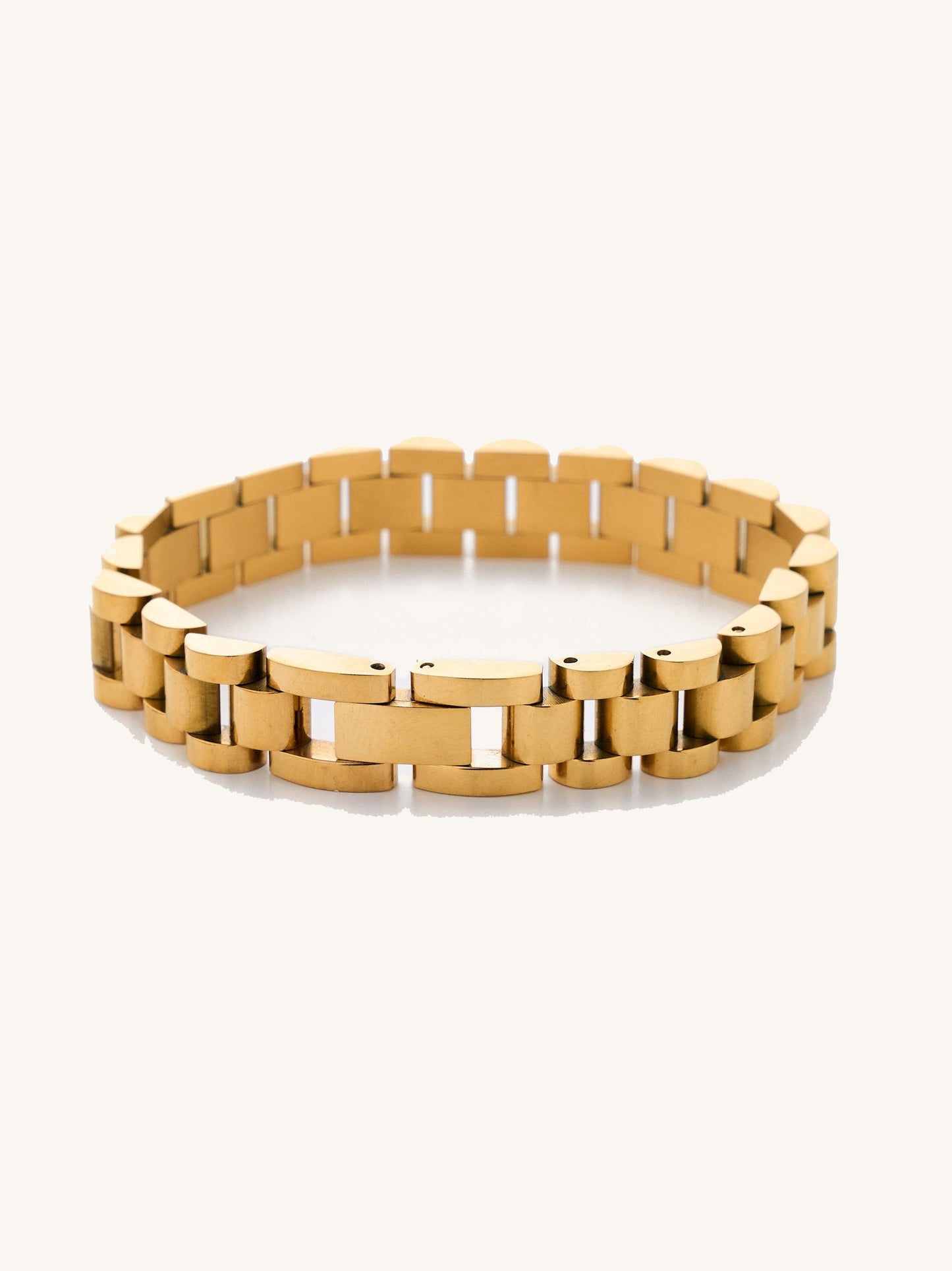 Gold Watch Band Bracelet Waterproof