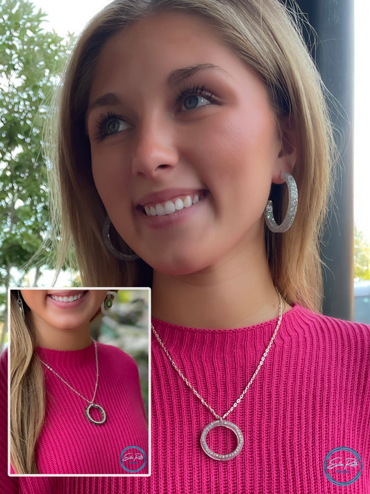 Delicate Demure Silver Necklace