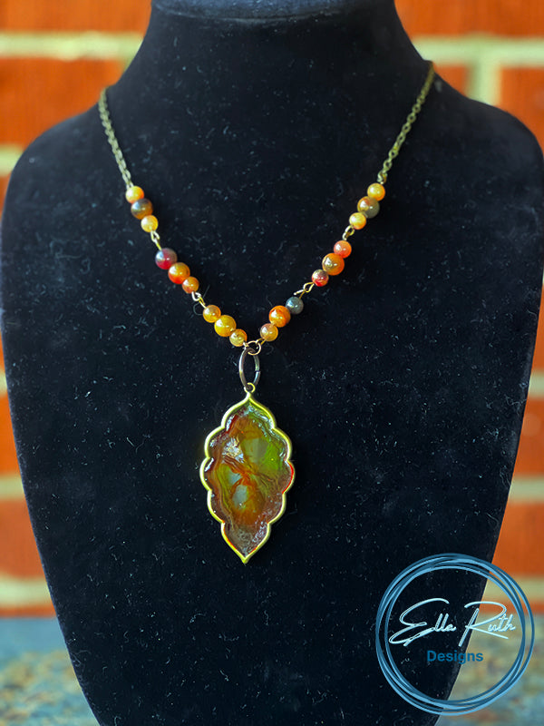 Fall Leaves Necklace