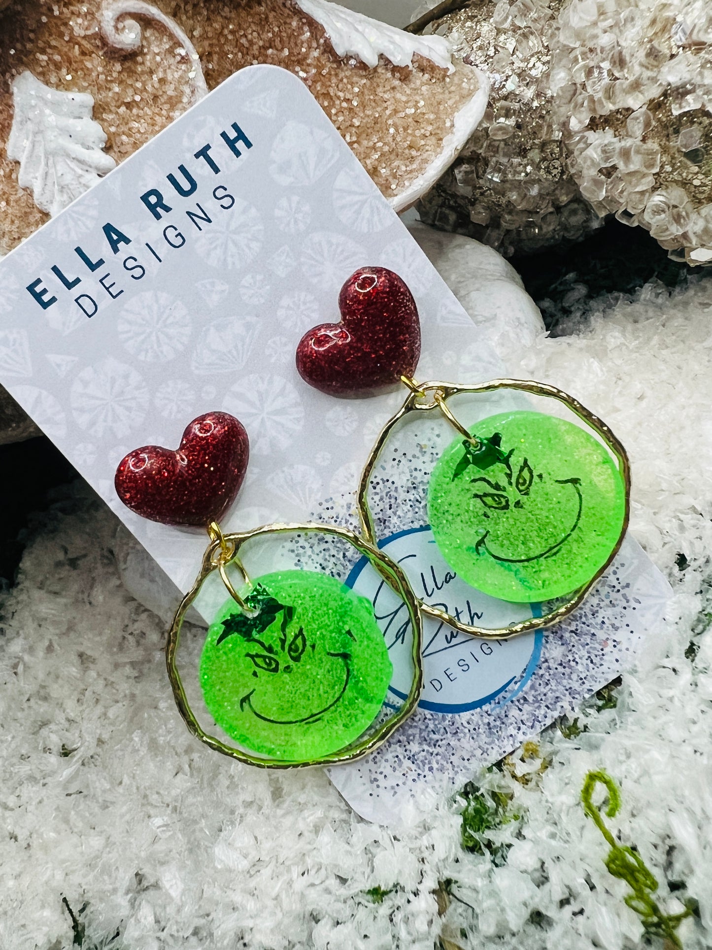 Grinch Earring