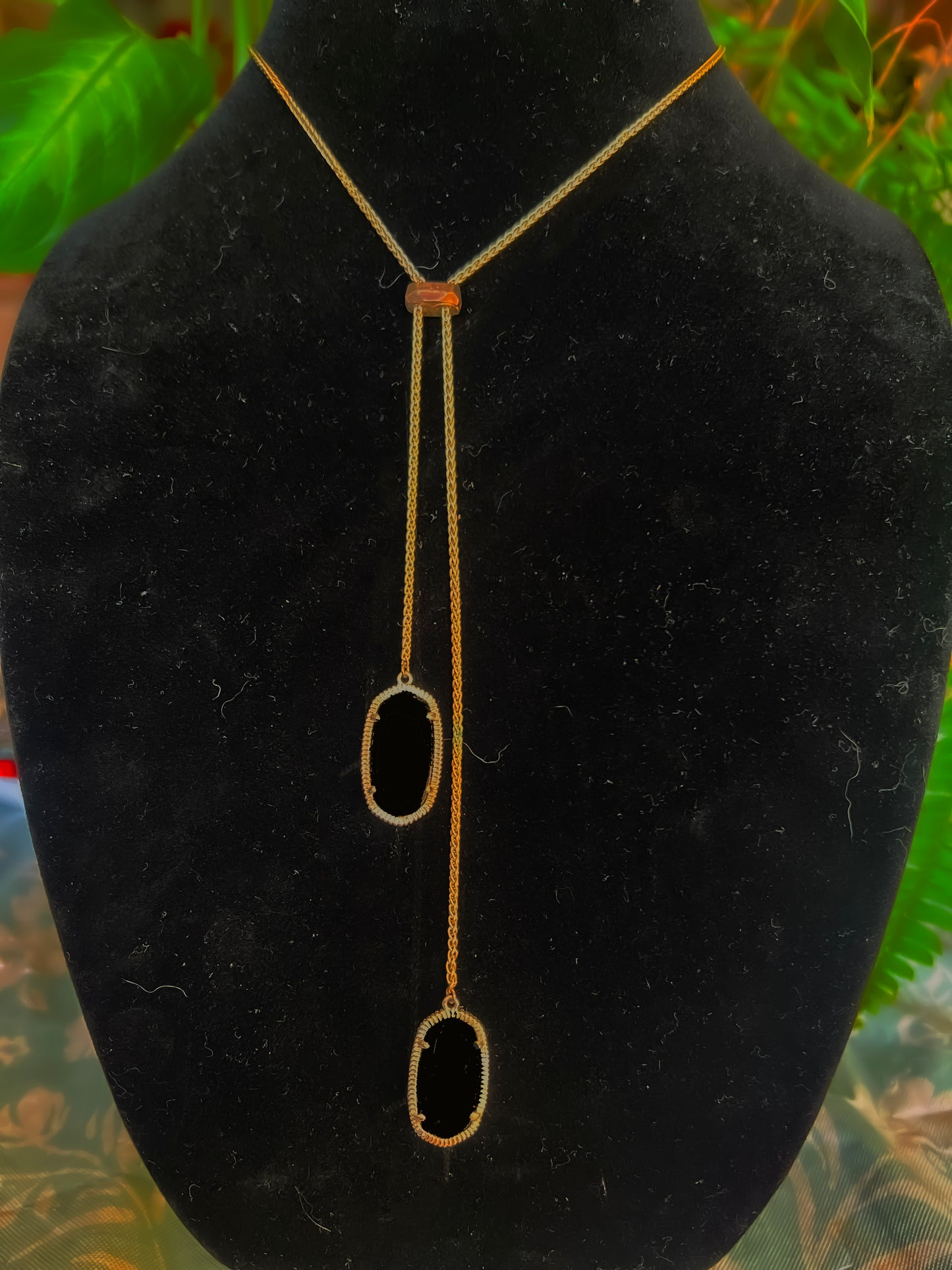 Onyx Slide Necklace